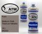 Preview: Ford, Medium Dark Titanium Metallic, YK / M6282: 400ml Sprühdose + 400ml Klarlack - Set, von ATW Autoteile West.